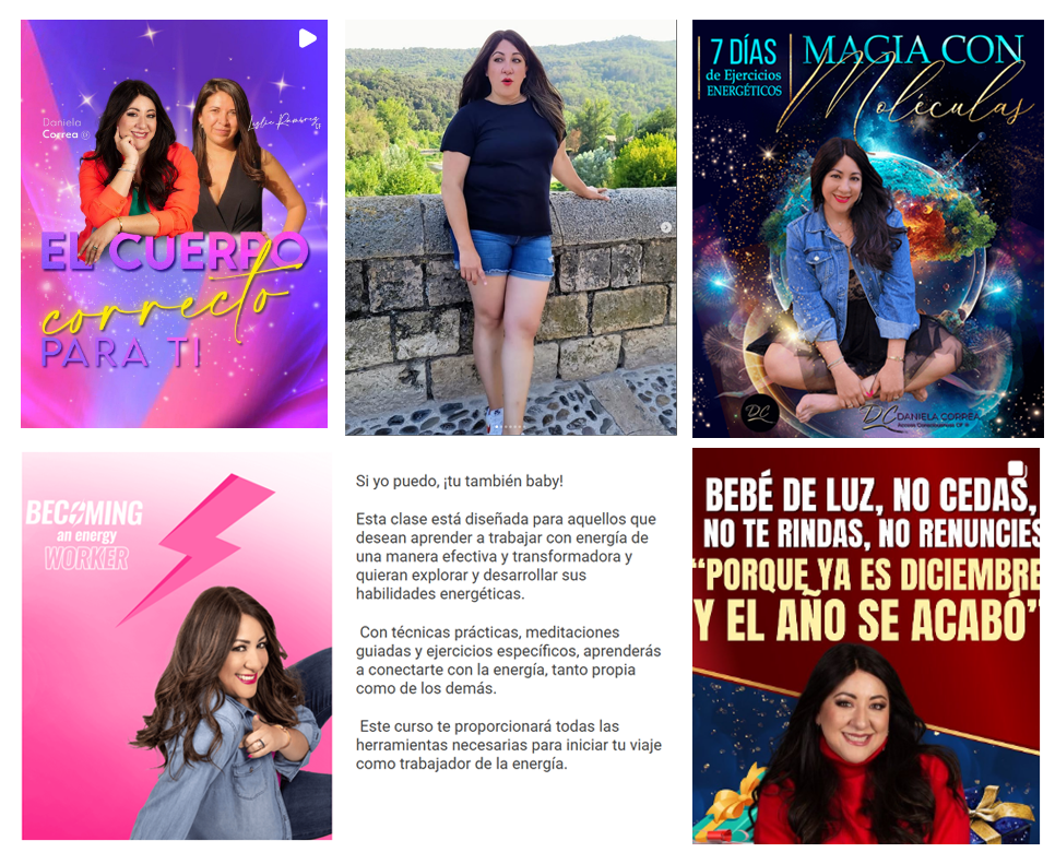 Daniela Correa antes